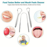 Durable Tongue Cleaning Kit | Tongue Cleaner for Both Adults and Kids