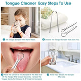 Durable Tongue Cleaning Kit | Tongue Cleaner for Both Adults and Kids
