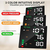 Wrist Blood Pressure Monitor Led Display | Touch Screen Wrist Blood Pressure Cuff 99x2 Reading Memory Wrist Bp Monitor with Carrying Case,Health Monitoring Adjustable.