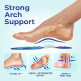 Shock Absorbing Insoles for All Day | Comfort Arch Support | Premium Materials | Fits for All Shoes