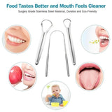 Durable Tongue Cleaning Kit | Tongue Cleaner for Both Adults and Kids