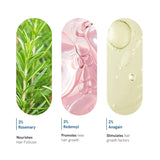 Rosemary Hair Growth Serum Roll On 25 ml – 3% Rosemary, 3% Redensyl & 2% Anagain | DHT-Blocking Scalp Serum Boosts Oxygen Flow, Reduces Hair Fall | Paraben/Sulfate-Free | Women & Men