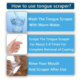 Durable Tongue Cleaning Kit | Tongue Cleaner for Both Adults and Kids