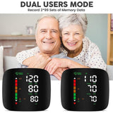 Wrist Blood Pressure Monitor Led Display | Touch Screen Wrist Blood Pressure Cuff 99x2 Reading Memory Wrist Bp Monitor with Carrying Case,Health Monitoring Adjustable.
